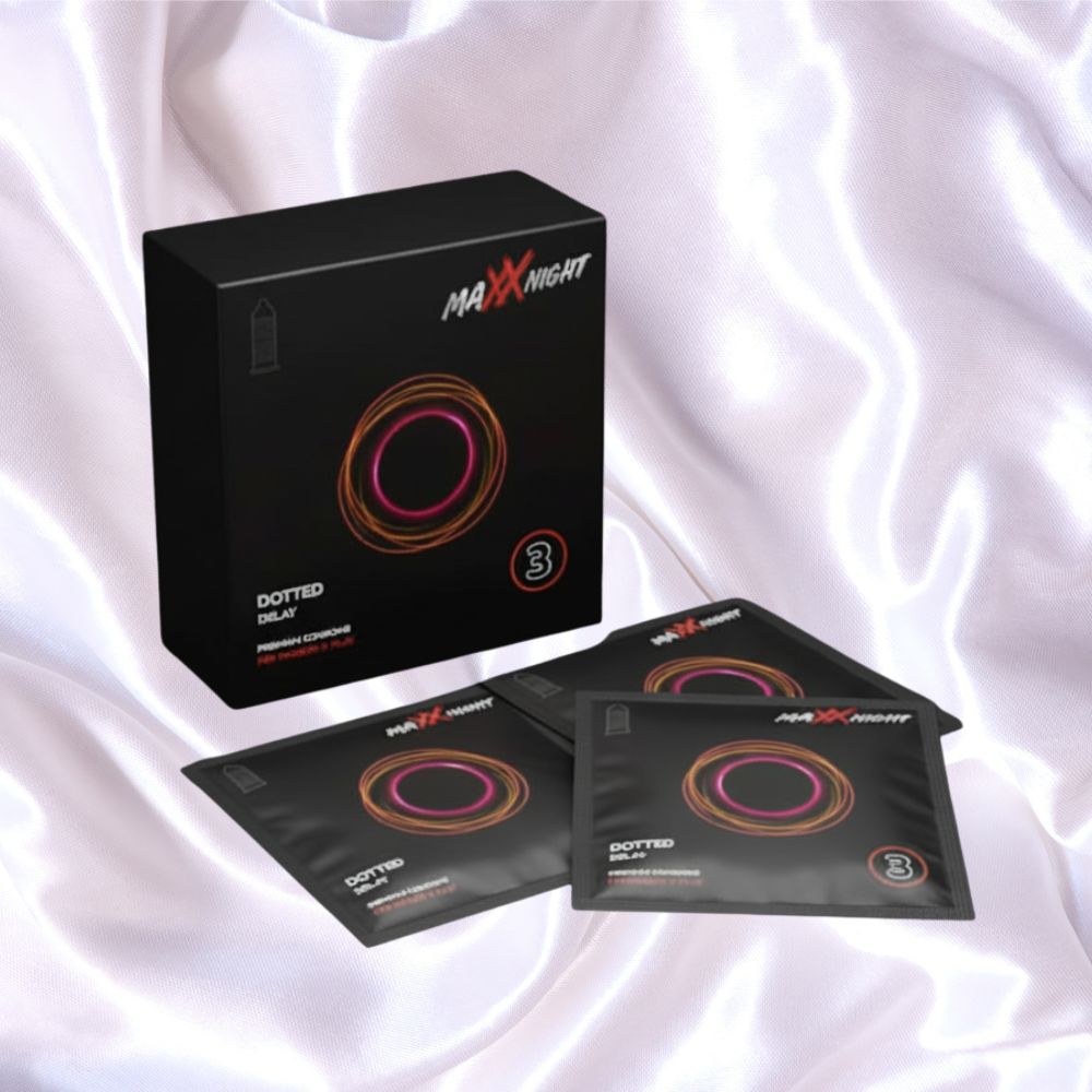 Dotted Delay Condom - 3 in 1